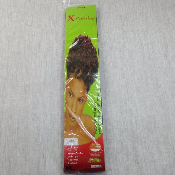 X-Pression Premium Original Ultra Braid Synthetic Hair Purple 34 Weave Extension - Picture 6 of 8